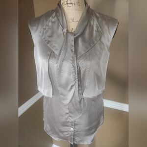 NWT Escada Women's Carnation Silk Sleeveless Blouse Sz 34